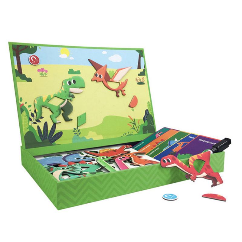 1 Doos Kinderen Magnetische Puzzel Multifunctionele Vroege Onderwijs Intellectuele Ontwikkeling Verlichting Speelgoed