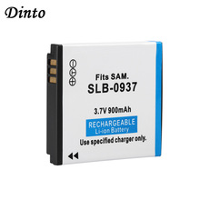 Dinto 1 Pc 900 Mah SLB-0937 SLB0937 Slb 0937 Oplaadbare Digitale Camera Batterij Voor Samsung CL5 I8 PL10 L730 l830 NV4