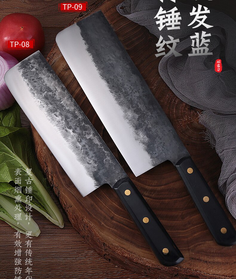 YAMY&amp;CK Tang Knife Duck Knife High Carbon Steel Roast Duck Knife Butcher Chef Knife Sharp Slicing Knife Kitchen Kitchen Knife