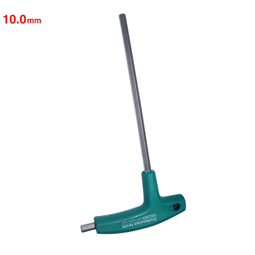 T-Handvat Hex Inbussleutel Schroeven Schroevendraaier Driver Gereedschap 1.5 Mm-10 Mm Sleutels 20DC06: H10.0mm