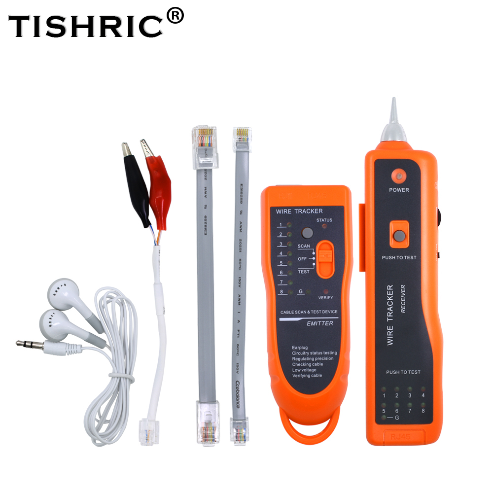 TISHRIC UTP STP Katze5 Katze6 RJ45 Lan-netzwerkkabel Tester linie Finder Rj11 Draht Tracker Tracer diagnostizieren Ton Bausatz XQ-350