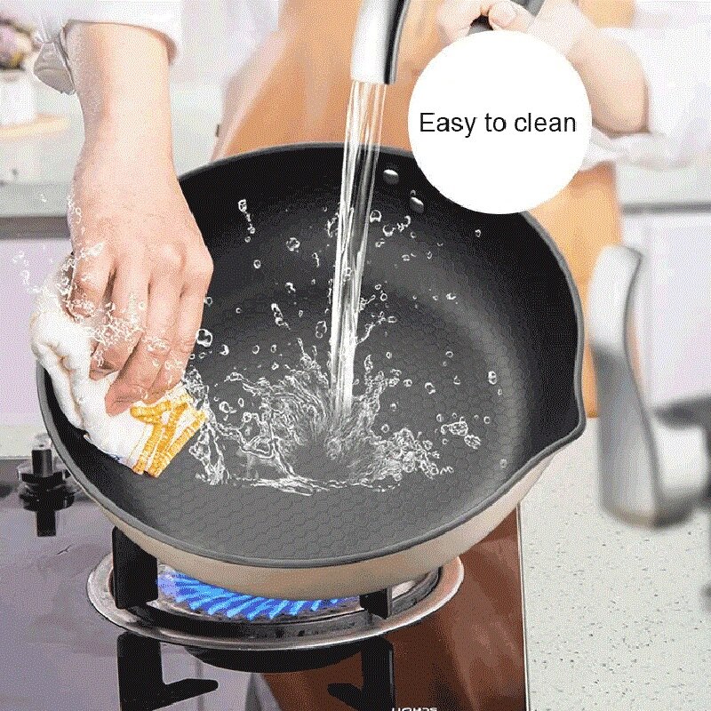 Kitchen Non Stick Cooking Pot Traditional Chinese Wok Stainless Steel Wok Cooking Pan Ollas De Cocina Chinese Cookware