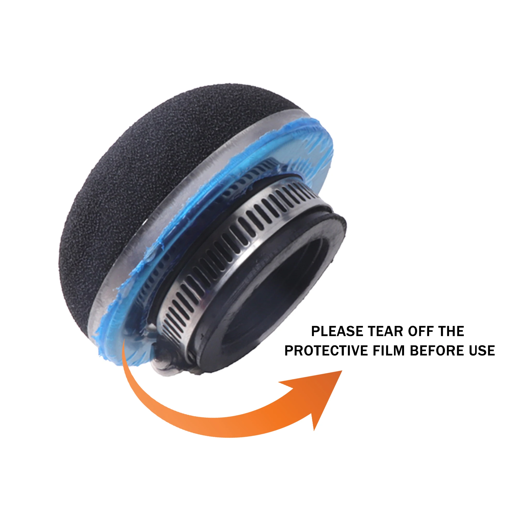 Esponja limpiadora de filtro de aire de espuma recta para motocicleta, 28/32/35/38/42/45/50/54/58MM, para motor de 2 tiempos, bicicleta de bolsillo, Mini Moto Scooter