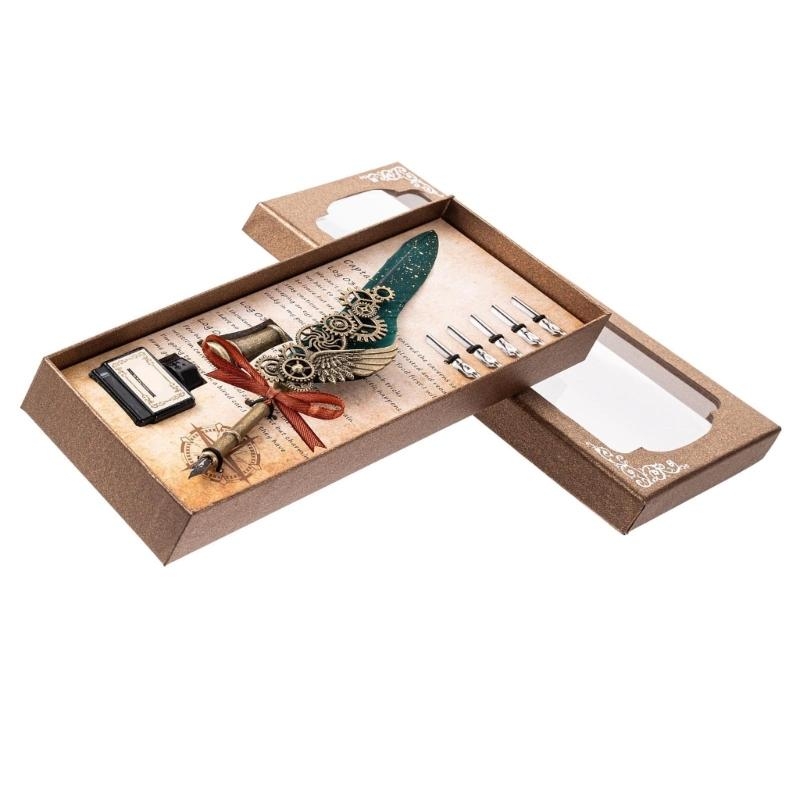 J0PB Calligraphys pisanie z 5 stalówkami kaligrafy pióro pióra pióro pióra