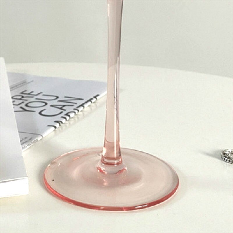 150Ml Nordic Stijl Schets In Goud Schotel Vorm Champagneglas Loodvrij Kristal Beker Cocktail Rode Wijn Roze drinkware