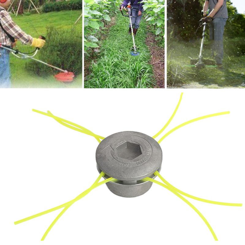 Simple aluminium rond pilier ligne chaîne scie brosse coupe gazon tête tondeuse à gazon coupe tête fil ligne chaîne scie maison