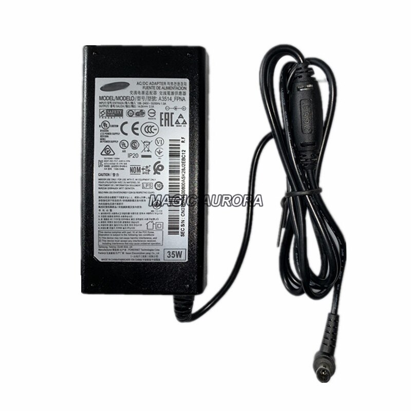 Originele A3514-FPN A3514-FPNA Led Monitor Ac/Dc Adapter 14V 2.5A 35W Voor Samsung S32F35FUC Monitor Voeding