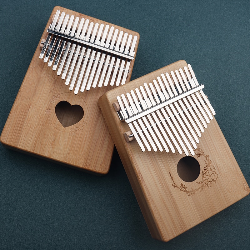 Kalimba 17 Keys Kalimba Bamboo Beginner Thumb Piano With Accessory Instructions Tuning Hammer Musical Instrument