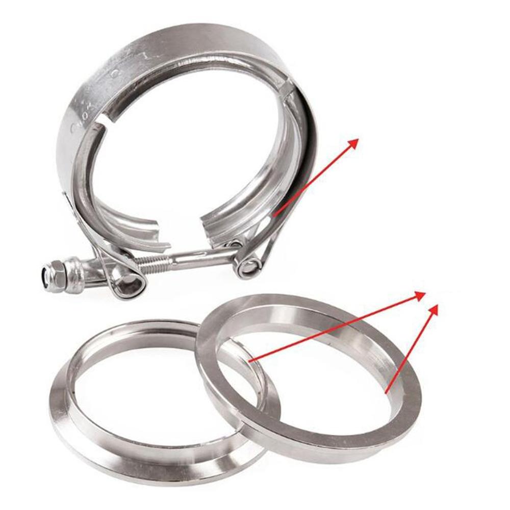 Durable Auto Parts Stainless Steel Hose Hoop Clamp V-Clamp Pipe Hoop Automobile Modified Exhaust Pipe