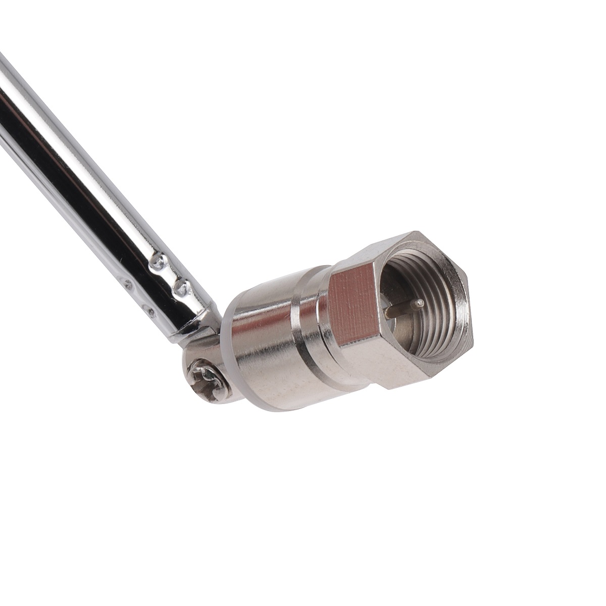 Telescopic Aerial Antenna 5/6 Sections Extendable FM Antenna Receiver Universal Aerial For Most F Connector DAB FM Radio