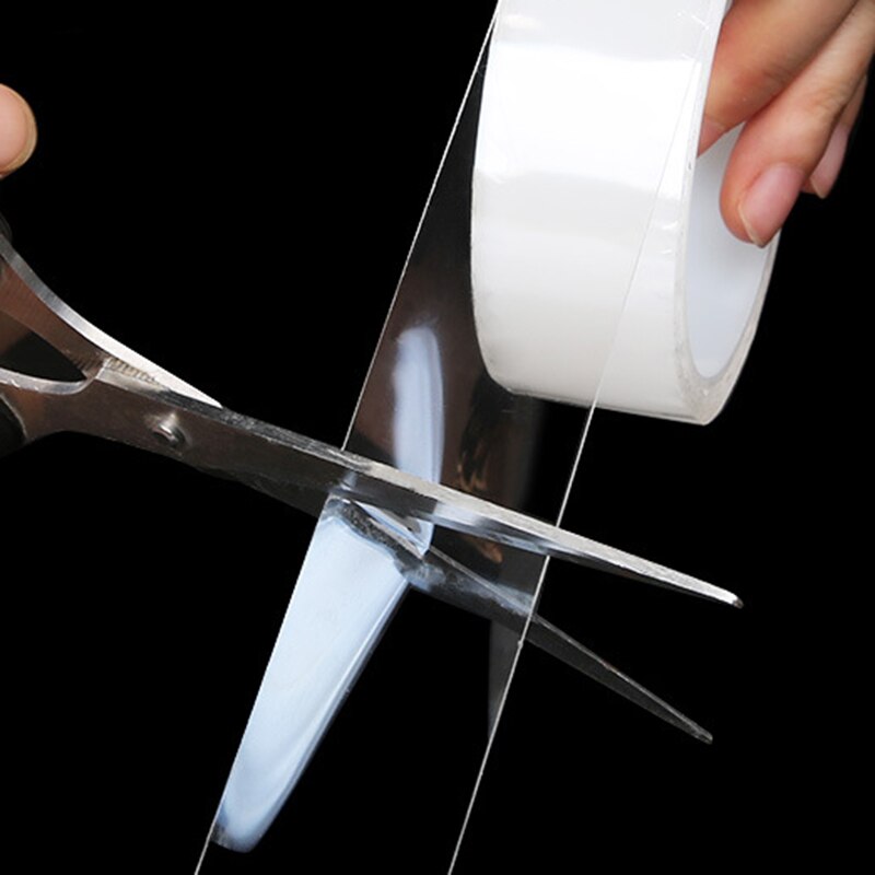 1/2/3/5M Nano Tape Traceless Double Sided Tape Transparent No Trace Reusable Waterproof Adhesive Tape Cleanable Home Tapes