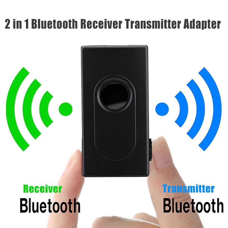 Draagbare Stereo Audio Music Adapter Lage Latency 2-In-1 Bluetooth V4.2 Zender Ontvanger Draadloze Adapter