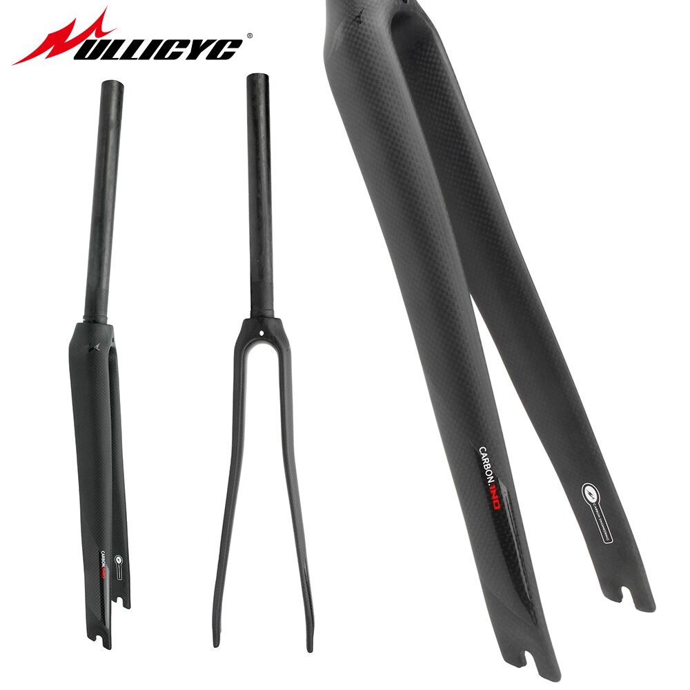 Ullicyc – fourche de vélo de route en fibre de carbone 3K, 700C, mat, 360g, QC690,