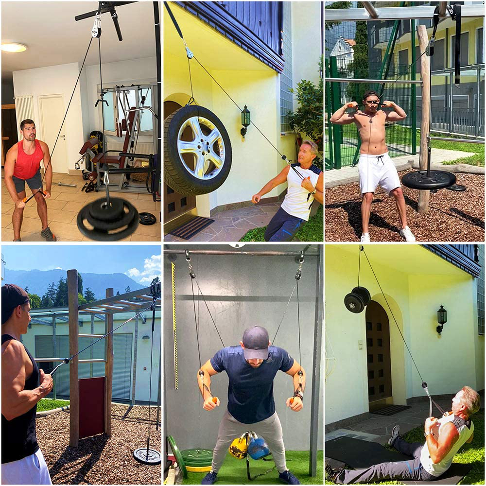 2.5M 3M 4M Fitness Katrol Vervanging Kabel Dikke 5Mm Zware Staaldraad Home Gym kabel Katrol Machine Accessoires