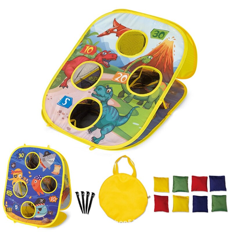 Bean Bag Toss Games Kit Voor Kinderen, dubbelzijdig Inklapbare Maïs Gat Boards Indoor Outdoor Gooien Games Feestartikelen