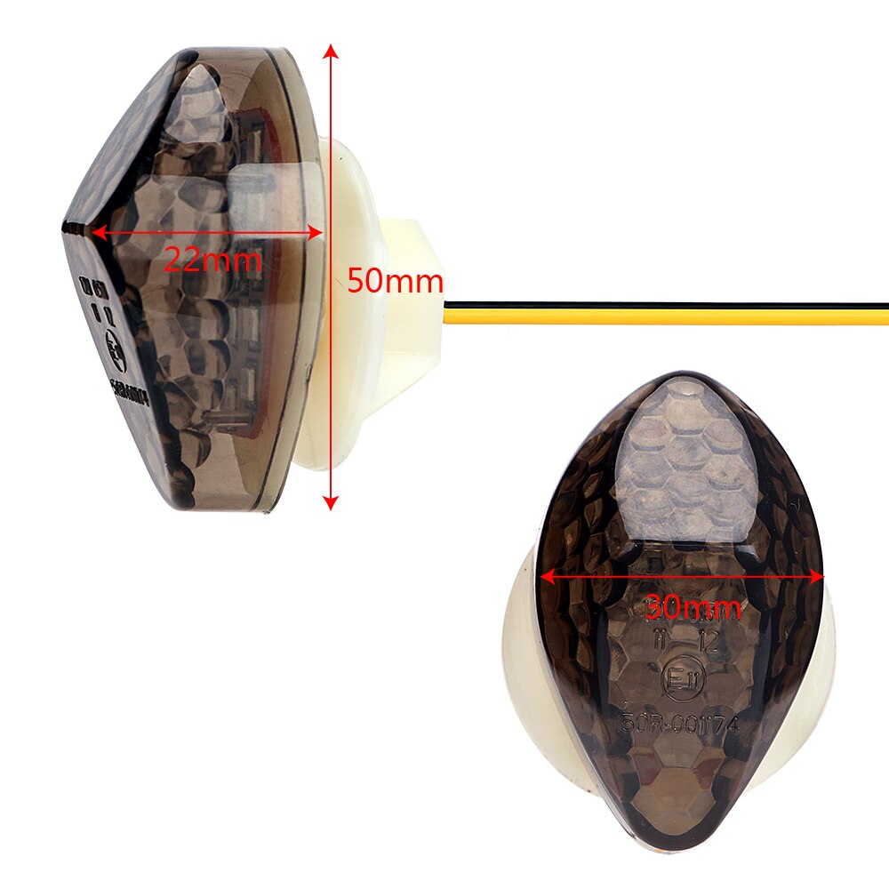 Leepee Voor Honda Universele Flasher Amber Light Indicator Lamp Knipperlichten Motorfiets Verlichting 2 Stuks/set