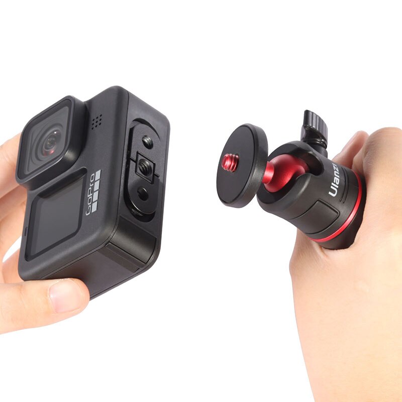 Ulanzi GP-10 Stativ montieren Adapter Für GoPro Held 8/GoPro Max GoPro 9 Basis montieren1/4 ''Stativ einbeinstativ Adapter Finger Zubehör