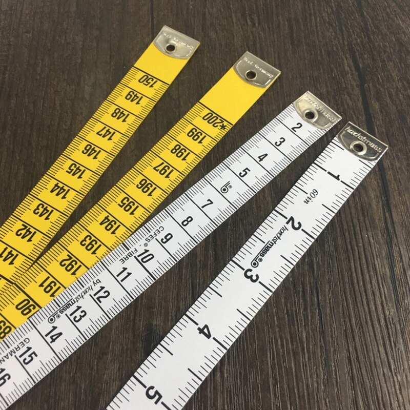 1.5M Sewing Measuring Ruler Tape Body Measuring Ruler Sewing Tailor Tape Measure Mini Soft Flat Centimeter Ruler Meter Tool