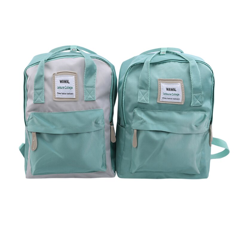 Simple Wild Lady Backpack College Campus Backpack Computer Bag Travel Pink Backpack