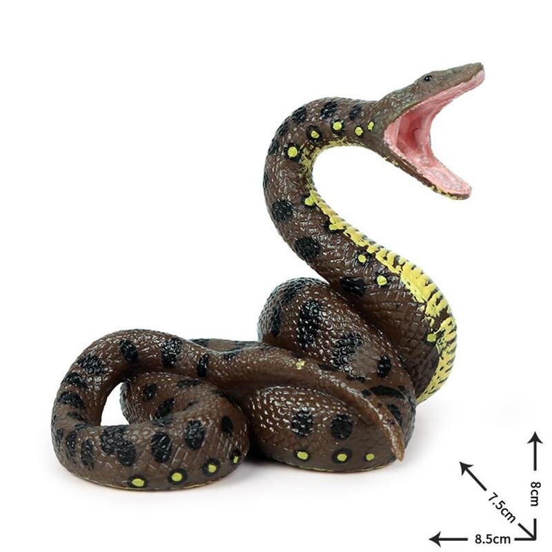 Serpent modèle réaliste enfants jouet réaliste géant jardin Reptile Simulation Simulation serpent modèle Reptile délicat Pran E4Y3