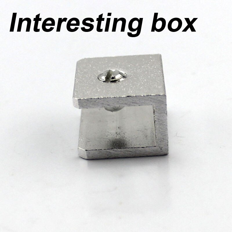 U-shaped aluminum seat DIY model fixed model splint fixed perforated U-shaped bracket technology small production materials