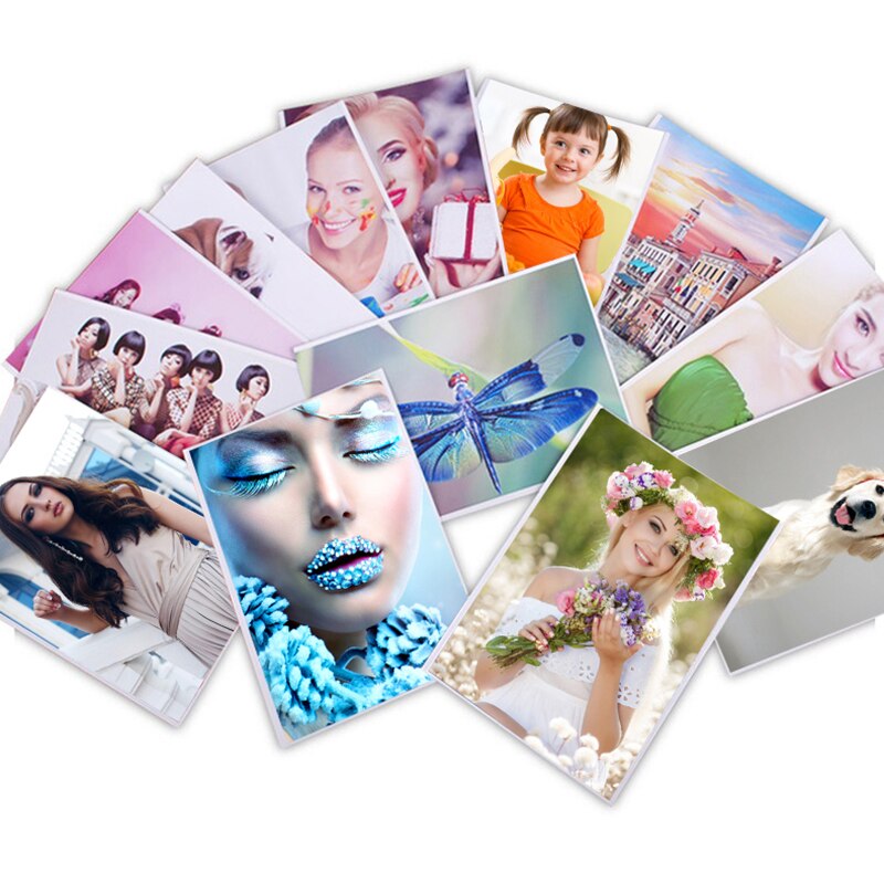 A4 50sheets A5 A6 100sheets 135g 150g high Glossy Self Adhesive Inkjet Printing with back glue sticker photo paper