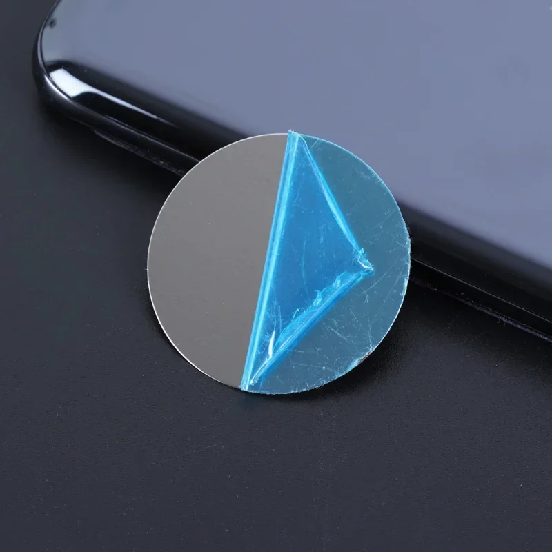 1/20 szt. Magnetyczna metalowa płytka do magnetycznego uchwytu samochodowego na telefon uniwersalny arkusz żelaza stojak na naklejki uchwyt magnetyczny na telefon komórkowy
