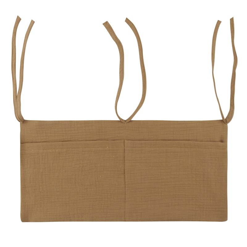 Bolsa de almacenamiento portátil para cuna de bebé, organizador multifuncional para cabecero de cama de recién nacido, ropa de cama para niños, bolsa de pañales: 130D
