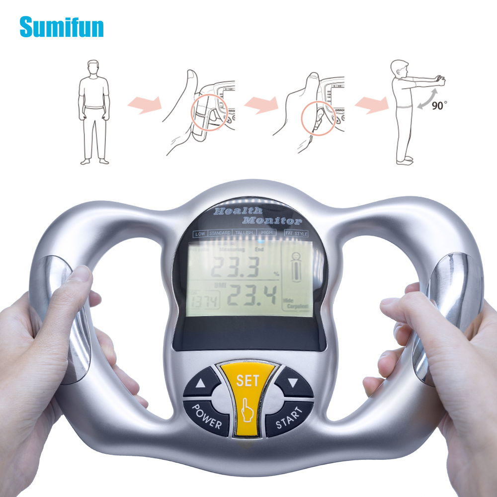 Body Health Monitor Digitale Lcd Analyzer Bmi Meter Gewichtsverlies Tester Calorie Calculator Meting Gereedschap C1418