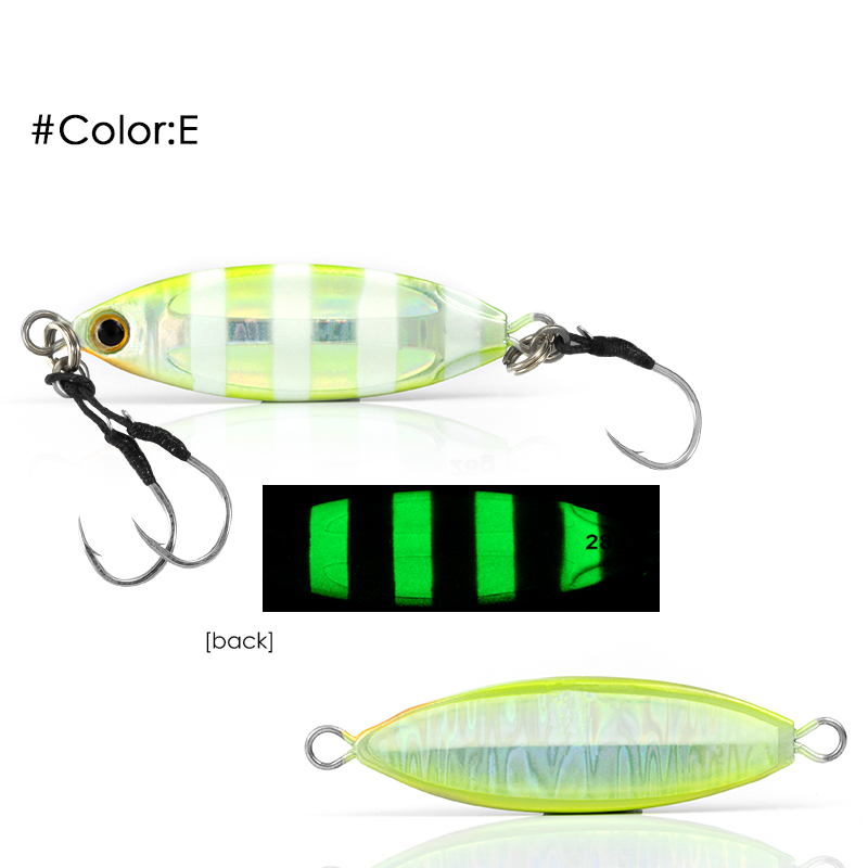 LETOYO, 28/40/60g, leurre métallique phosphorescent pour la pêche en mer, appât artificiel idéal pour la pêche à la turlutte,jigs pêche en mer, peche en mer leurre dur leurres de pêche mer leurre peche en mer jig peche: 120mm / Chocolat