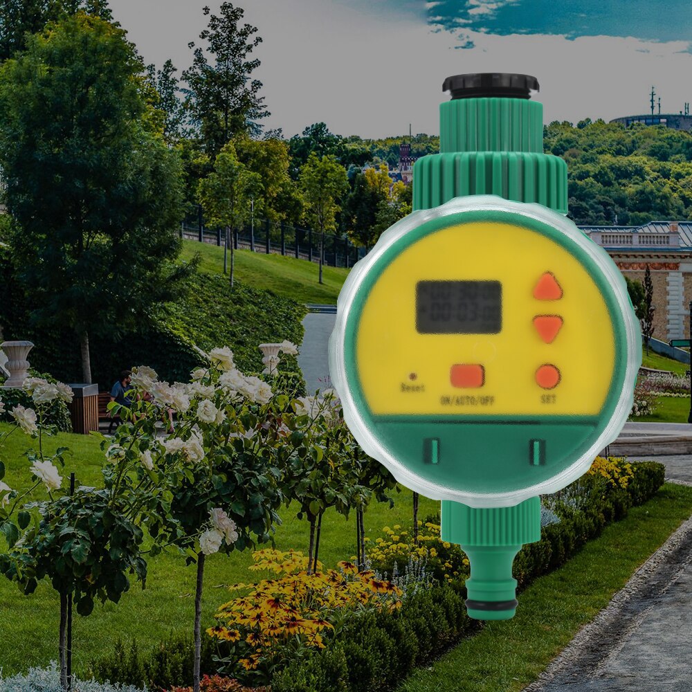 2020Automatic Intelligent Electronic Watering Timer LCD Digital Water Irrigation Timer Sprinklers Greenhouse Garden Water Timers