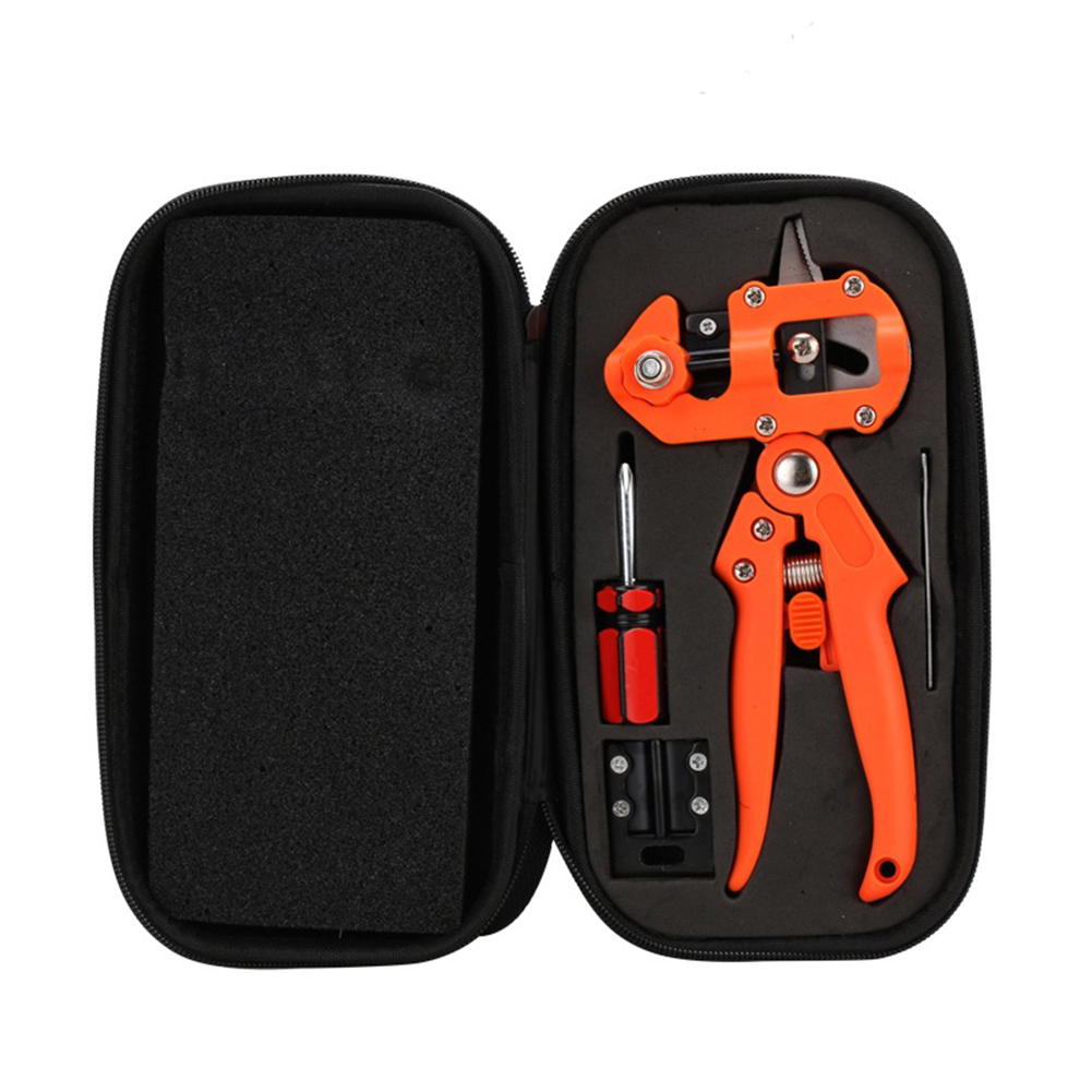 Fruit Plant Boom Snoeischaar Landbouw Snoeischaar Tak Cutter Enten Snoeischaar Schaar Boomgaard Tuin Gereedschap Kit Groen: orange set with box