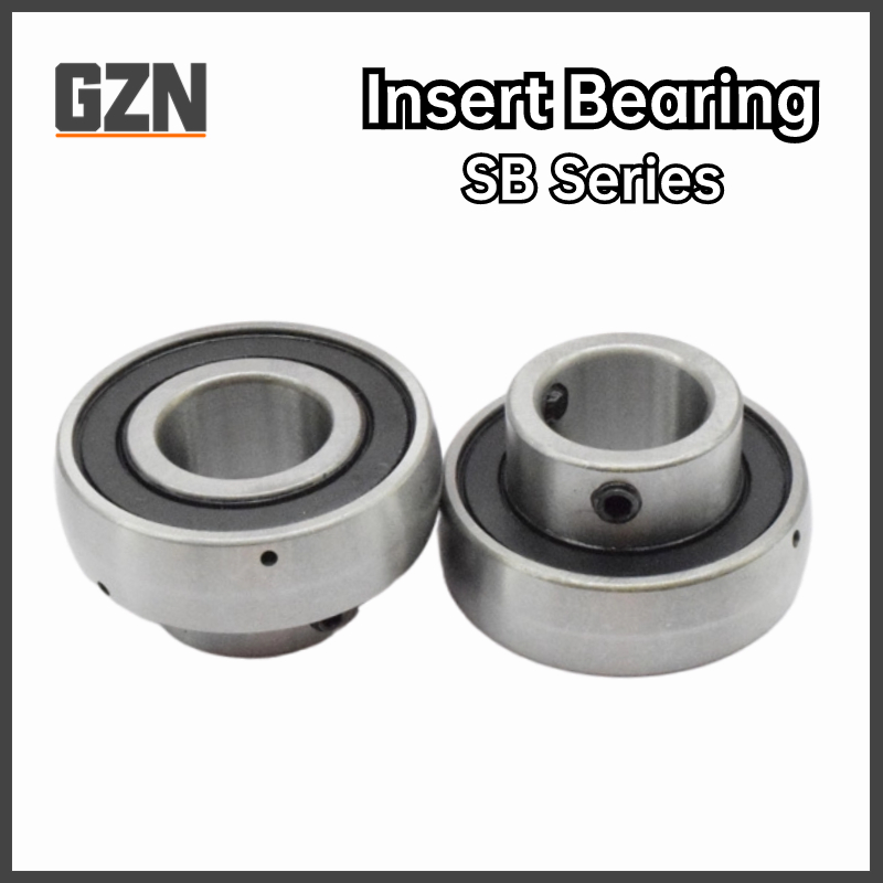 1PCS Single Side Parallel Insert Bearing SB201 12x40x22 SB202 15X40X22 SB203 17X40X22 SB204 20X47X25 SB205 25X52X27 SB206