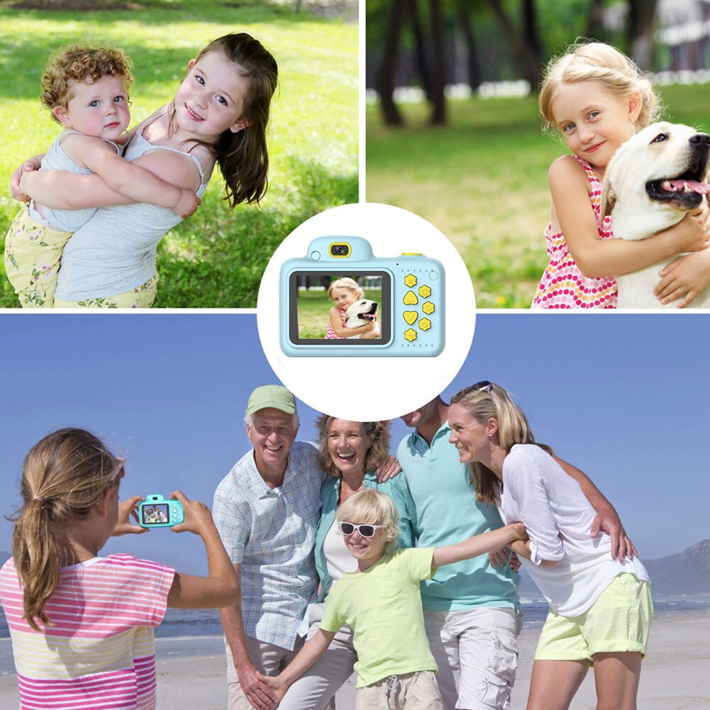 2.4 Inch Screen Kids Camera Cute Cartoon Digital Cameras Camcorder High Definition Children