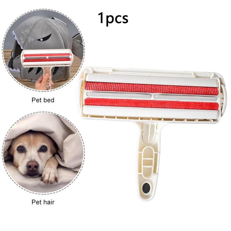 1pc Pet Hair Remover Roller Herbruikbare Hond Kat Haar Collector Een Hand Gebruik Werkt op Tapijten en Meest Stof huisdier Schoonmaakproducten
