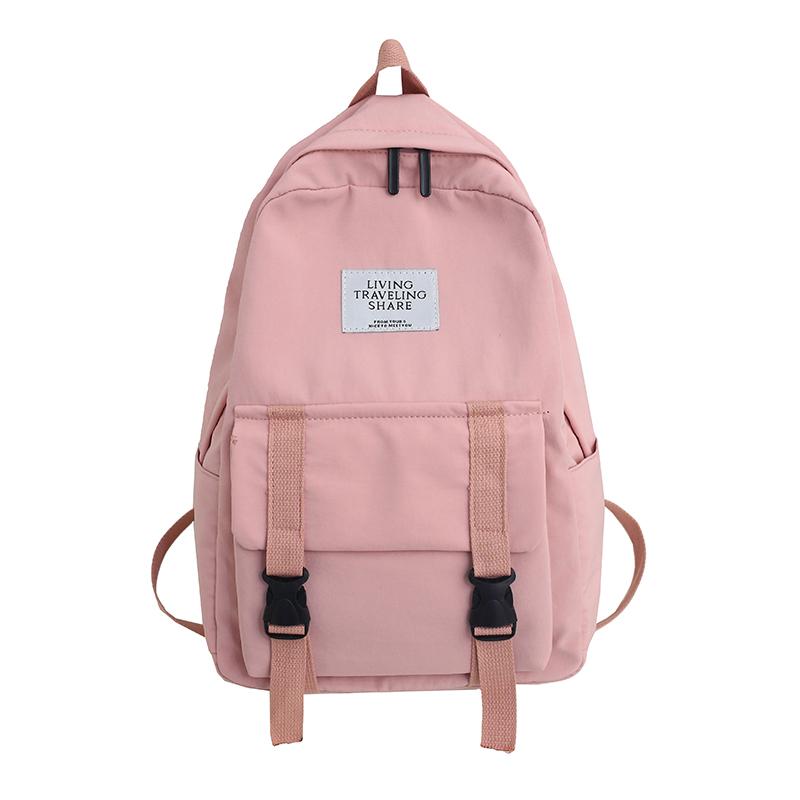 Mochila De Mochila para Mujer Mochila escolar para adolescentes Mochila para portátil de gran capacidad Mochila para Mujer Mochila para Mochila: Pink