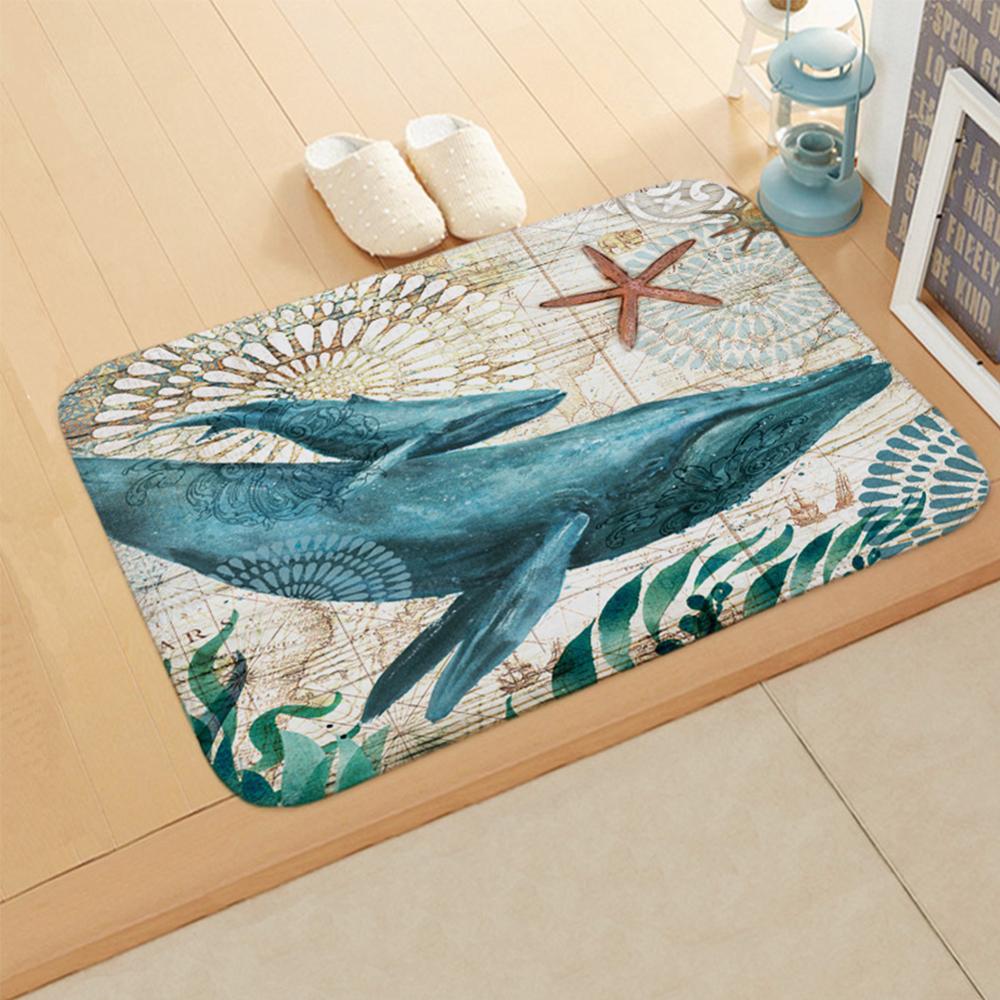 3D Home letter Print Doormats Rectangle Non-Slip Door Mat Bedroom Kitchen Entrance Print Floor Mat modern Door Mats: 04