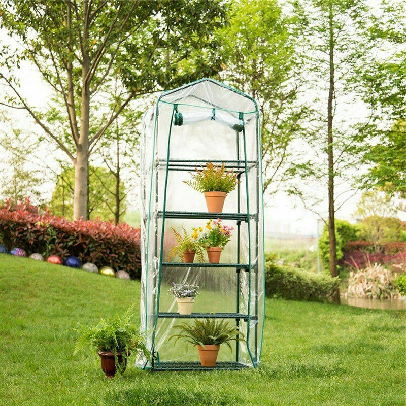 Garden Heating House PVC Multi-level Small Flower House Greenhouse Plate Cover (without Iron Stand)