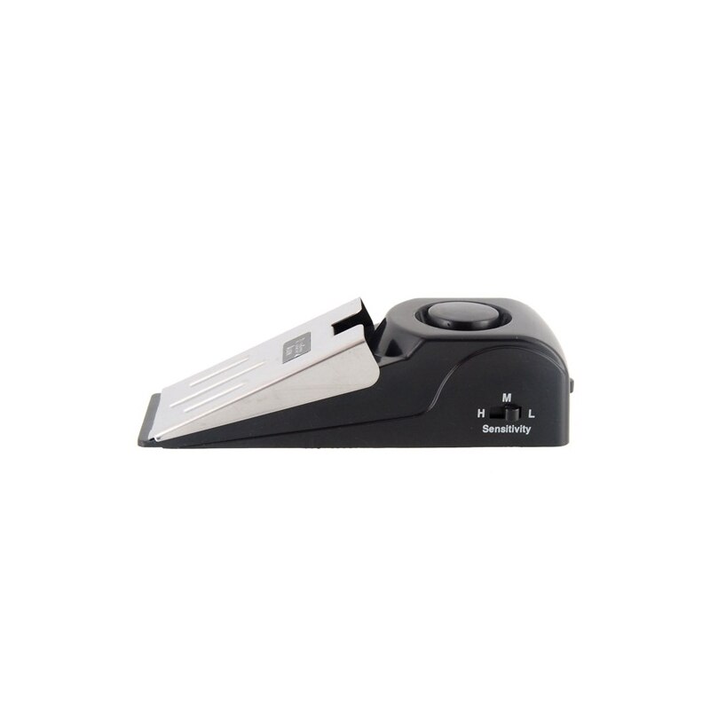 120dB Door Stop Alarm System Home Security Wedge Shapped Stopper Blocking System For Hotel Travelling