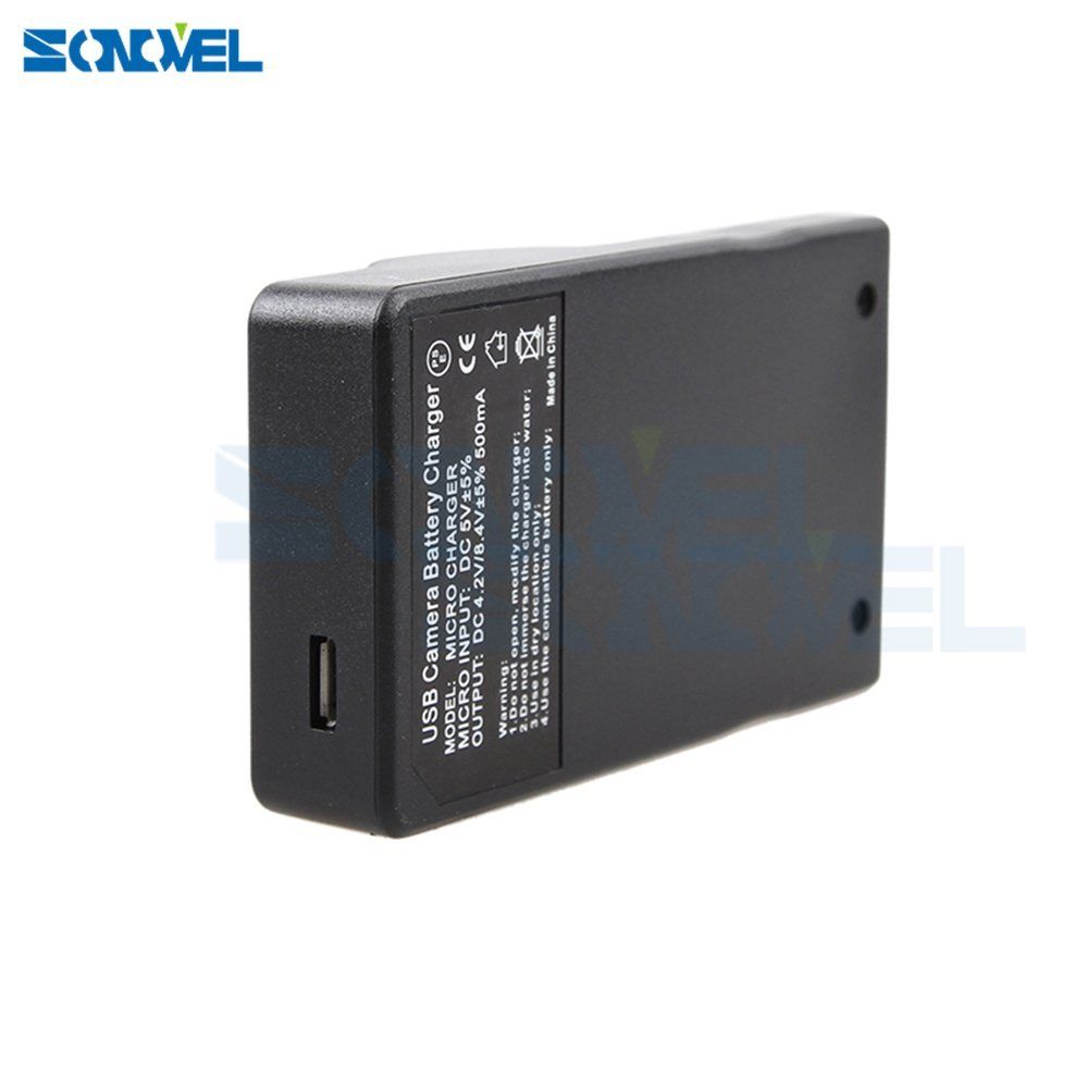 NB-6LH NB-6L USB Battery Charger For Canon Powershot SX240 HS/SX260/SX270/SX280/SX500/SX510/SX610/SX700 HS/SX170 IS/ELPH 500 HS