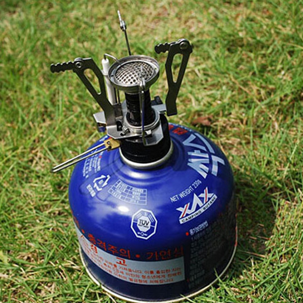 Outdoor Gas Stove Mini Camping Buner Stoves Folding Portable Furnace Cooking Picnic Split Stoves Cooker Burners Cooking Picnic