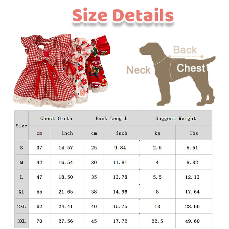 Vestido de verano para mascotas, faldas a cuadros con estampado Floral, vestidos de princesa para gatos, faldas dulces para Chihuahua Yorkie, disfraz para cachorros y perros, suministros para mascotas