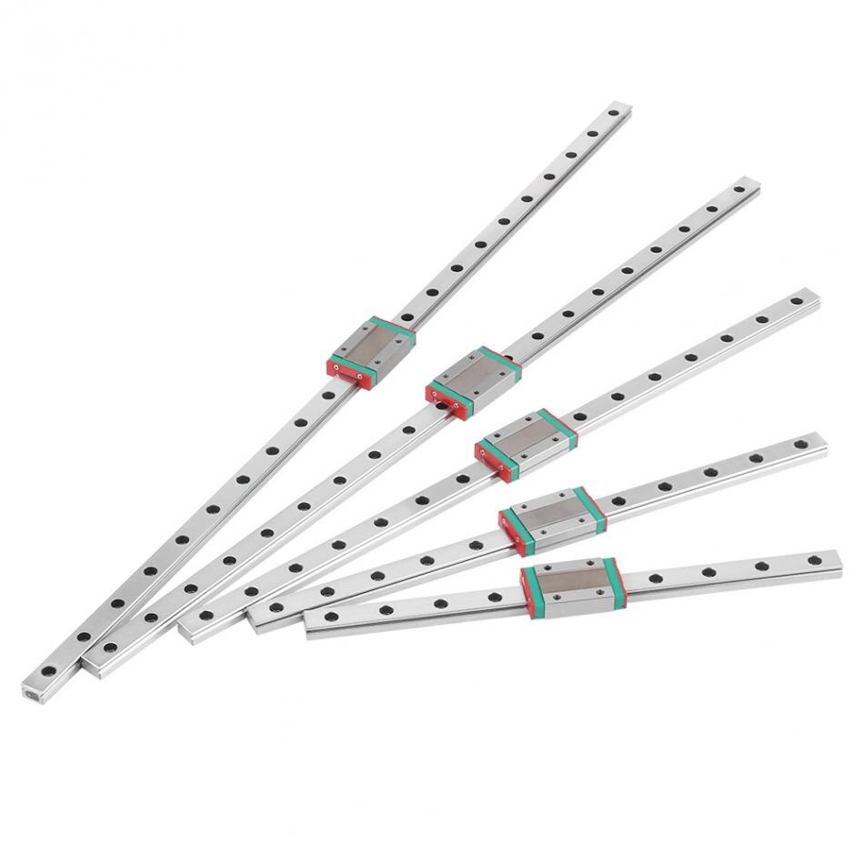 MGN12H Miniature Linear Sliding Rail MGN12H Guide Block 250mm 300mm 400mm 500mm 550mm Transmission Parts Hardware