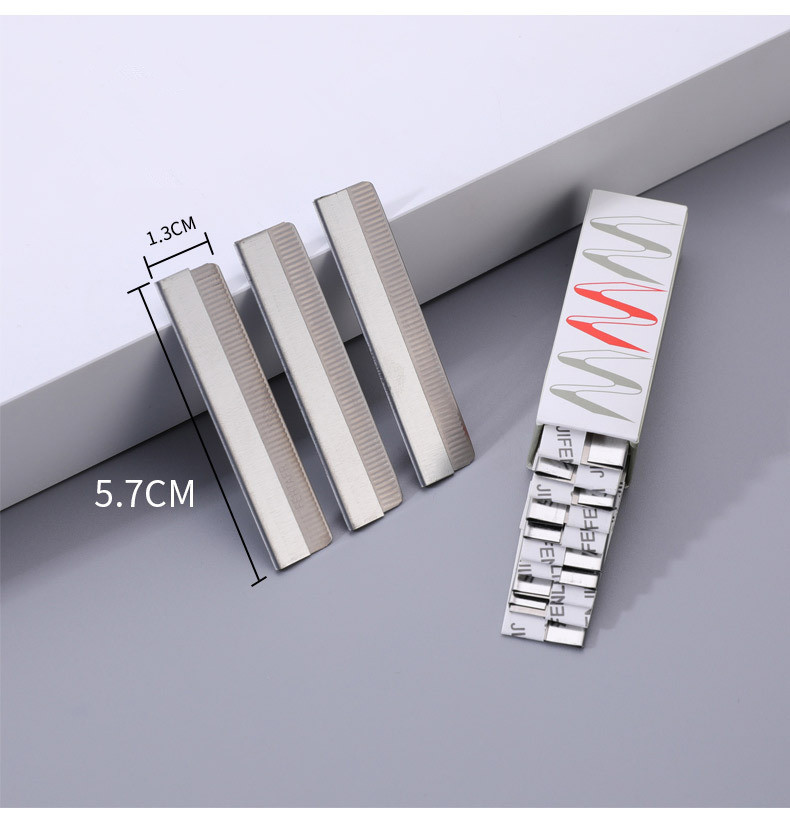 Enkelzijdige Scheermesjes, 100 Stuks Roestvrijstalen Wenkbrauwscheermes, Rechte Scheermesjes Wegwerp Veiligheid Scheermesjes Wenkbrauw Trimm