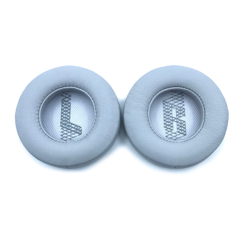 Oreillettes en cuir pour JBL Live, 400BT, 460NC, casque sans fil, cache-oreilles, coussinets en mousse à mémoire de forme: Grey