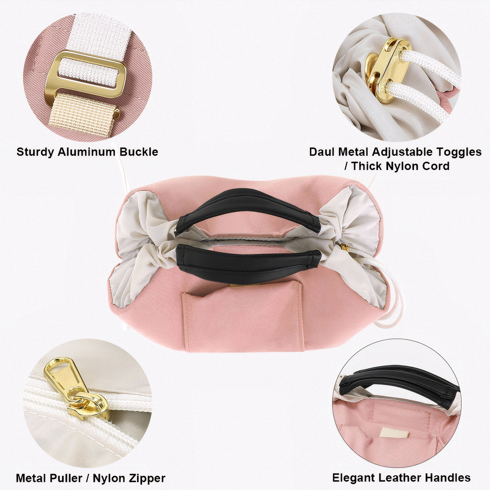 Kosmetik machen-hoch Tasche Veranstalter Toiletten artikel Kordel zug Tasche für Reise tragbare Aufbewahrung tasche ziehen Sie sterben Schnalle zufällig