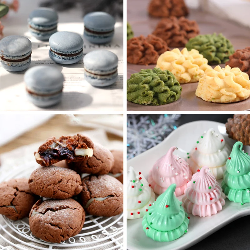 Kulstofstål bageplade 35/53 huller macarons madlavning bagemåtte bageplade non stick bageplader ovn bageware bageplade
