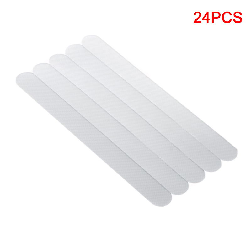 Non-slip Waterproof Bathroom Anti Slip Bath Grip Stickers Shower Strips Pad Flooring Safety Tape Mat for Bathroom FAS6: 24pcs