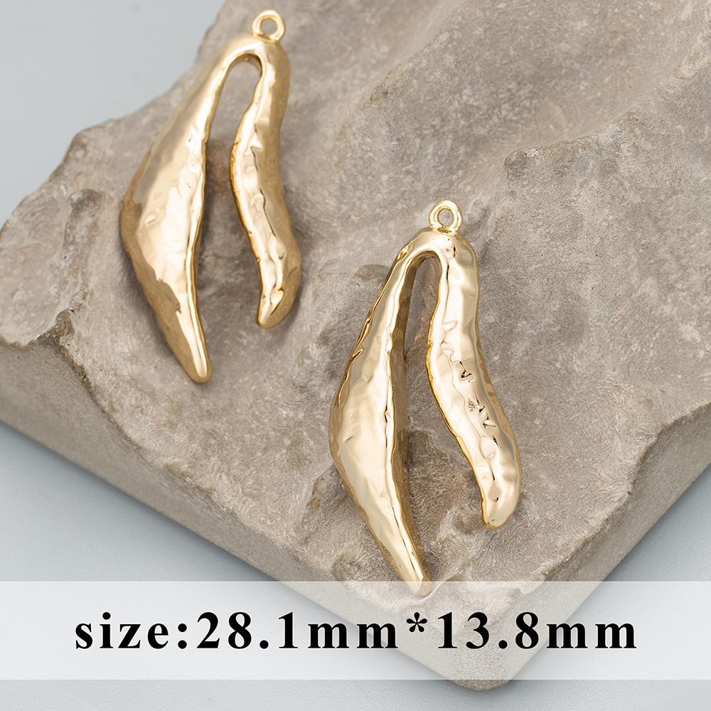 GUFEATHER MD69,jewelry accessories,18k gold rhodium plated,copper,nickel free,jewelry making,charms,diy pendants,6pcs/lot: Brown