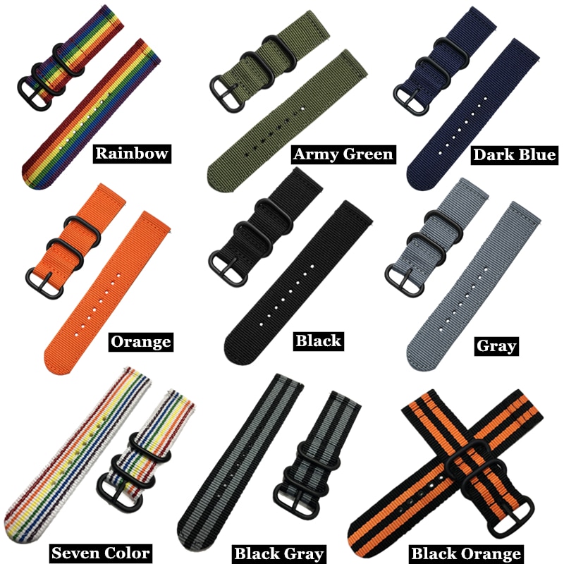 24mm nylon urrem til suunto 9 spartan sport hr urbånd suunto 9 baro quick release rem traverse canvas mænd urbånd